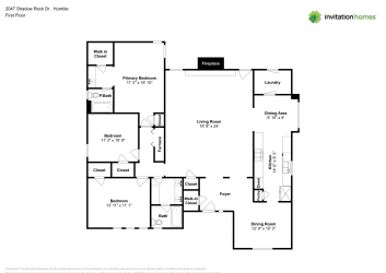 Floor plan 1 for 2047 Shadow Rock Dr