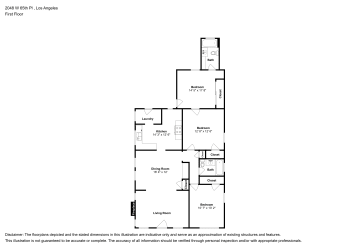 Floor plan 1 for 2048 W 65th Pl