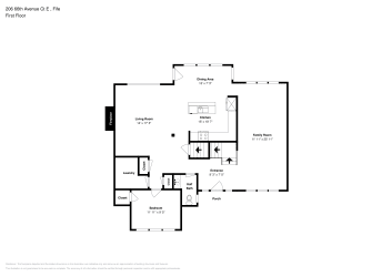 Floor plan 2 for 206 66th Avenue Ct E