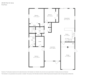 Floor plan 1 for 206 SE Park St