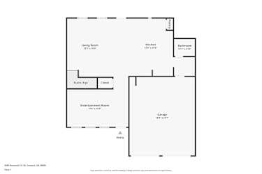 Floor plan 1 for 2084 Boxwood Circle SE