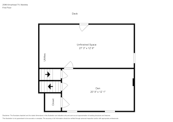 Floor plan 2 for 2086 Arrowhead Trl