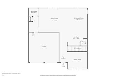 Floor plan 1 for 2088 Boxwood Circle SE