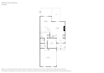 Floor plan 1 for 209 83rd Dr SE