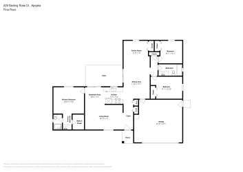 Floor plan 1 for 209 Sterling Rose Ct