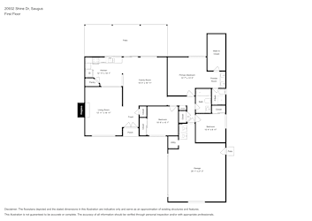Floor plan 1 for 20932 Shine Dr
