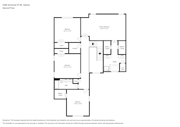 Floor plan 2 for 2096 Somerset Pl SE