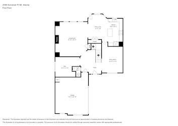 Floor plan 1 for 2096 Somerset Pl SE