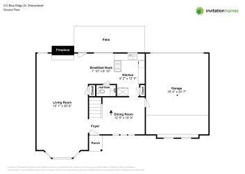Floor plan 1 for 210 Blue Ridge Dr