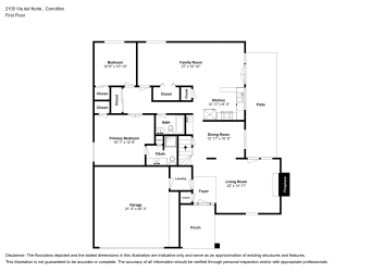 Floor plan 1 for 2105 Via del Norte
