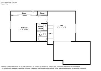 Floor plan 2 for 2105 Via del Norte