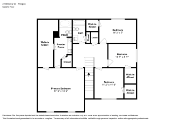 Floor plan 2 for 2109 Bolivar Dr