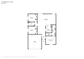 Floor plan 1 for 2115 Ridgemore Dr