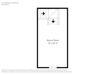Floor plan 2 for 212 Coldsprings Ct