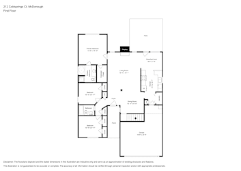 Floor plan 1 for 212 Coldsprings Ct
