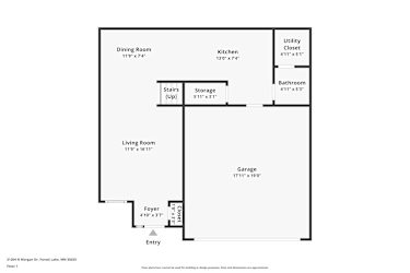 Floor plan 1 for 21204 N Morgan Dr