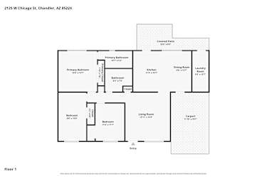Floor plan 1 for 2125 W Chicago St