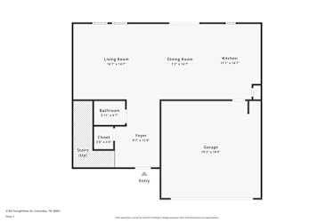 Floor plan 2 for 2126 Youngfellow Dr