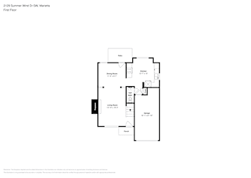 Floor plan 1 for 2129 Summer Wind Dr SW