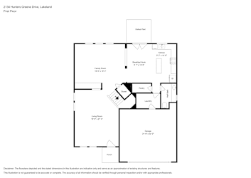 Floor plan 1 for 2134 Hunters Greene Dr