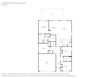 Floor plan 1 for 2136 Pebble Point Dr