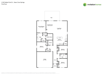 Floor plan 1 for 2136 Pebble Point Dr
