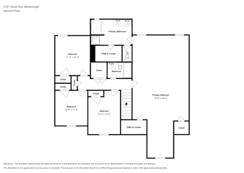 Floor plan 2 for 2141 Grant Ave