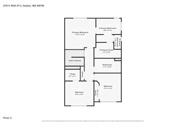 Floor plan 3 for 21411 40th Pl S