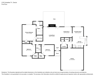 Floor plan 1 for 2145 Uniwattee Trl