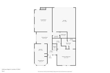 Floor plan 1 for 2146 Falcon Ridge Dr