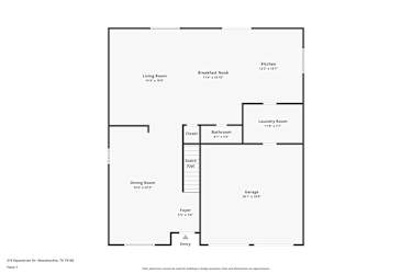 Floor plan 1 for 215 Equestrian Drive