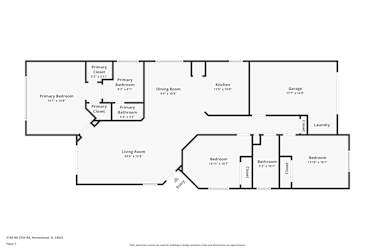 Floor plan 1 for 2150 NE 37th Rd