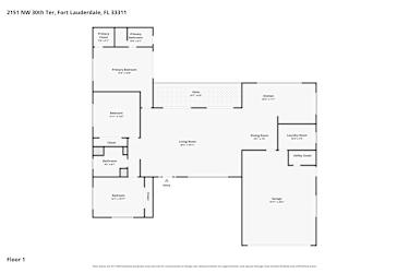 Floor plan 1 for 2151 NW 30th Ter