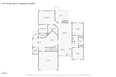 Floor plan 3 for 2151 Vintage Oaks Dr
