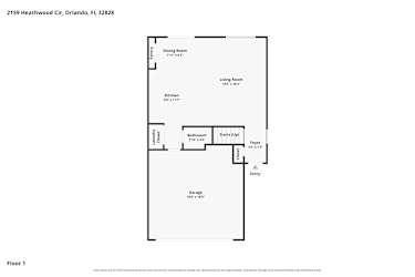 Floor plan 1 for 2159 Heathwood Cir