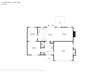 Floor plan 1 for 217 Stone Moss Ln