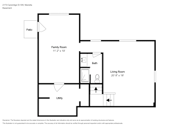 Floor plan 1 for 2173 Caneridge Dr SW