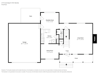 Floor plan 2 for 2173 Caneridge Dr SW
