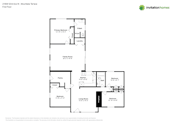 Floor plan 1 for 21806 52nd Ave W
