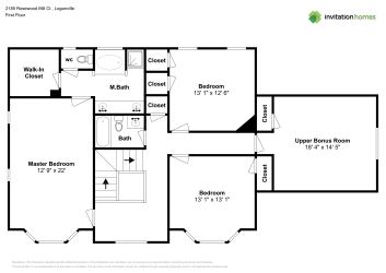 Floor plan 2 for 2185 Rosewood Mill Ct