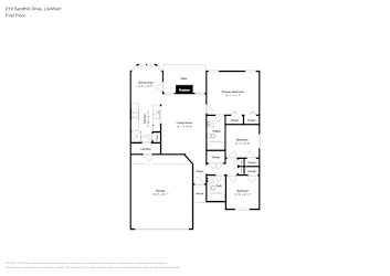Floor plan 1 for 219 Sandhill Drive