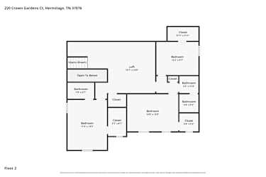Floor plan 1 for 220 Crown Gardens CT