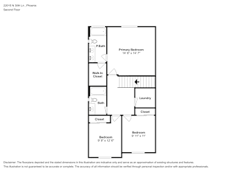 Floor plan 2 for 22015 N 30th Ln