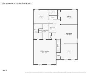 Floor plan 2 for 2204 Golden Larch Ln