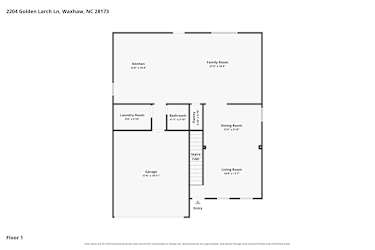 Floor plan 1 for 2204 Golden Larch Ln