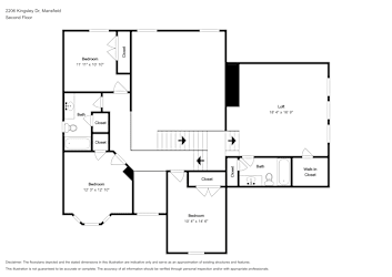 Floor plan 2 for 2206 Kingsley Dr
