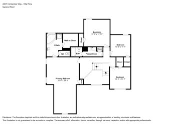 Floor plan 2 for 2207 Corkscrew Way