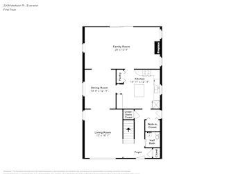 Floor plan 1 for 2208 Madison Pl