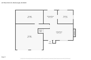 Floor plan 1 for 221 River Birch Dr