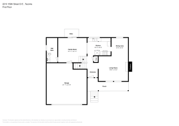 Floor plan 1 for 2210 159th Street Ct E